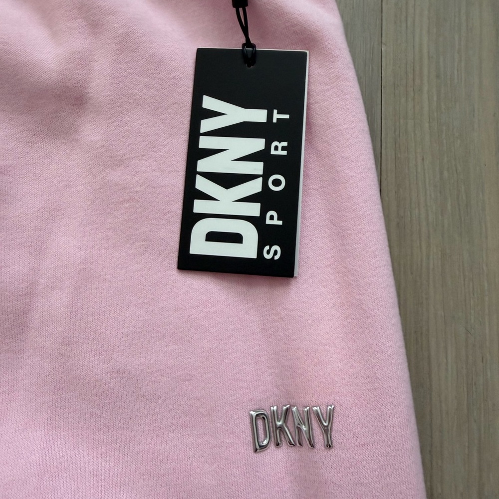 DKNY Pink Joggers with Drawstring - Picture 3 of 7